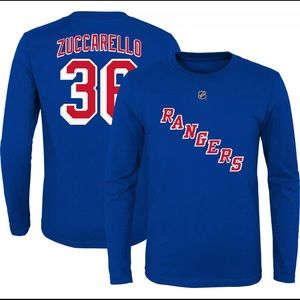 New York Rangers Mats Zuccarello Long Sleeve Shirt